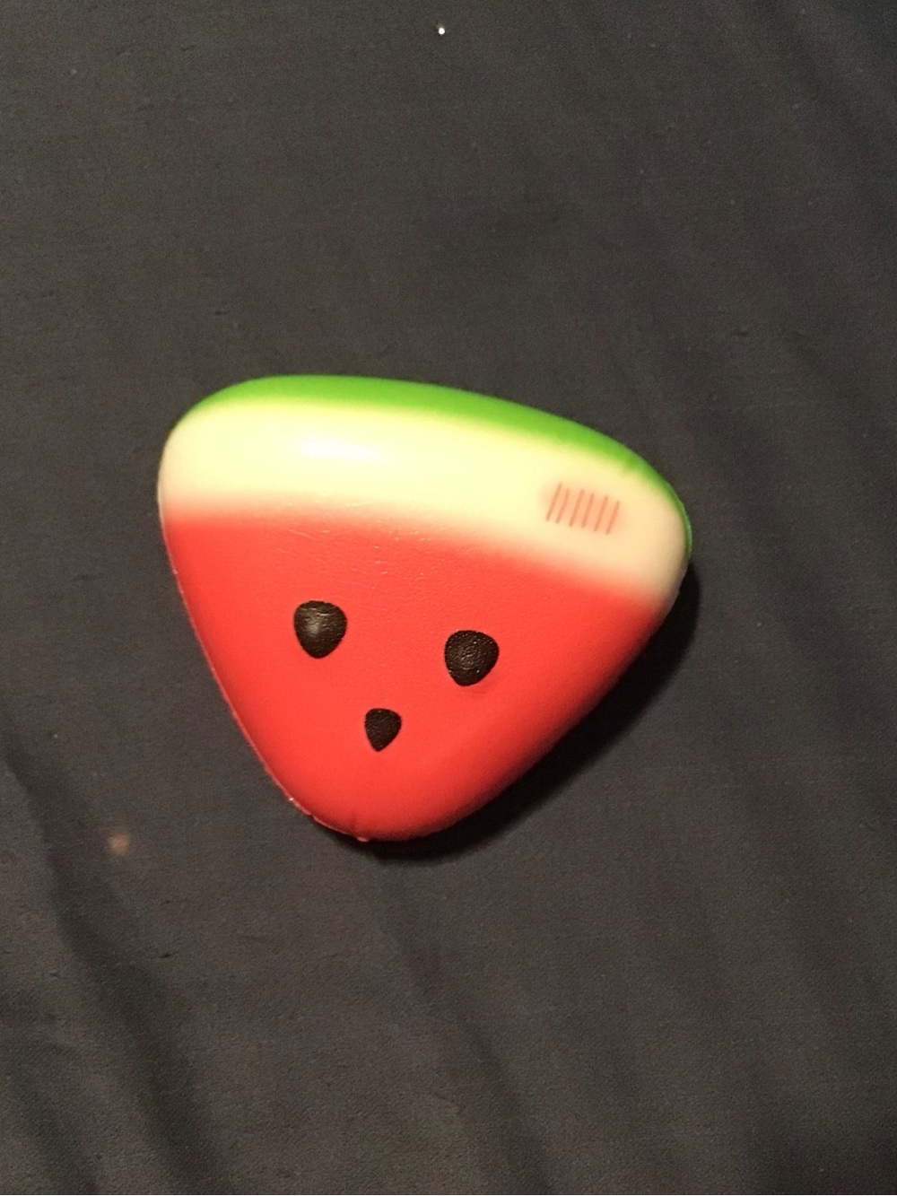 Cute Watermelon Triangle Squishy Toy - Red, Green, White